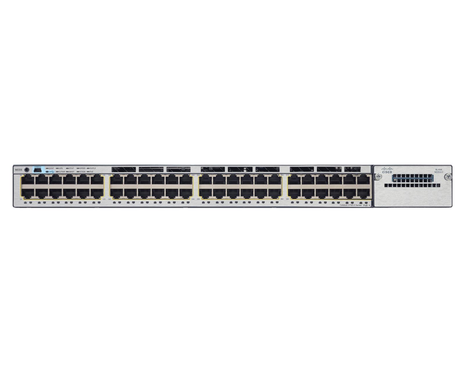 سويتش سيسكو 3750 - 48 منفذ POE+ 10G