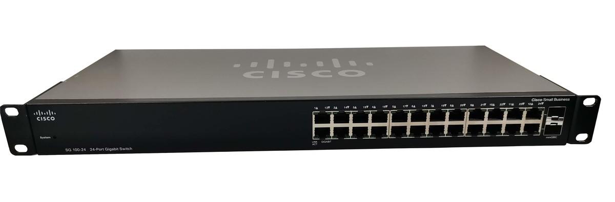 سويتش سيسكو SG 100-24 PORT Gigabit